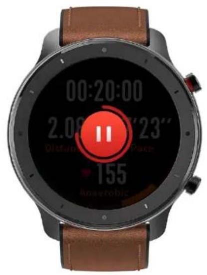 AMAZFIT GTR - Workout Pause and End - 1