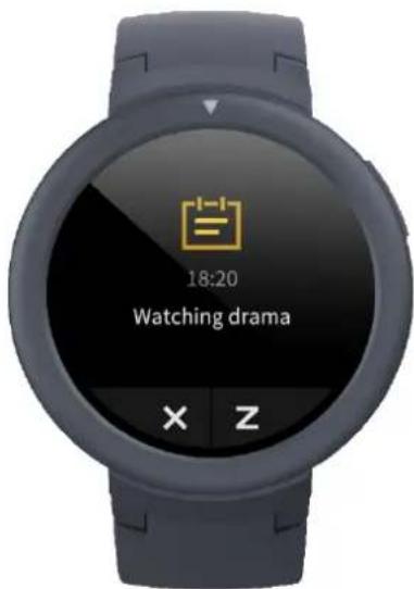AMAZFIT Verge Lite - Event Reminder - 1
