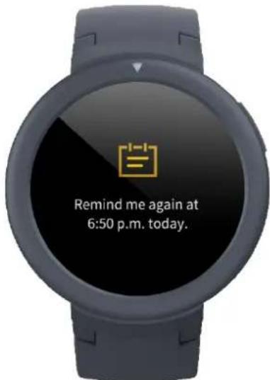 AMAZFIT Verge Lite - Event Reminder - 2
