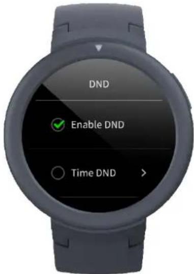 AMAZFIT Verge Lite - DND mode - 1