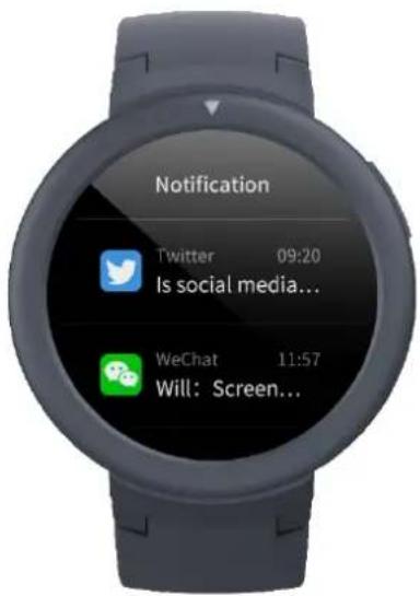 AMAZFIT Verge Lite - View notifications - 1