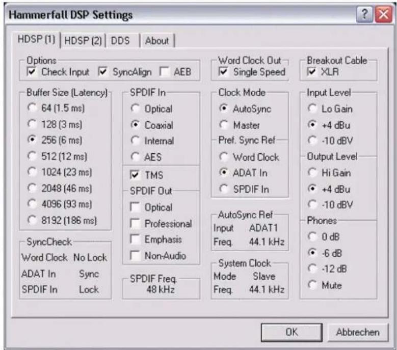 RME HDSP 9632 - SPDIF In - 1