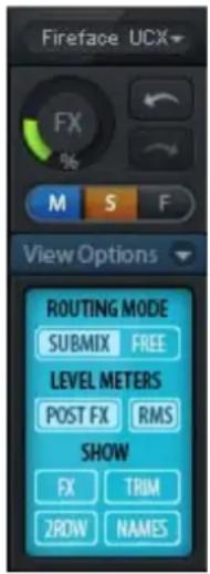 RME Fireface UCX - The Control Strip - 1
