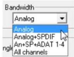 RME Fireface UCX - Bandwidth (FireWire driver only) - 1