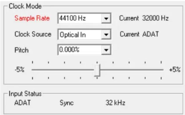 RME Fireface UCX - Clock Modes - Synchronization - 2