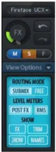 RME Fireface UCX - Routing Mode - 1