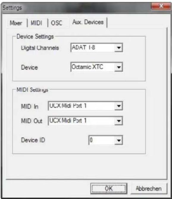 RME Fireface UCX - Device Settings - 1