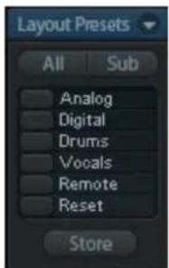 RME Fireface UFX II - Channel Layout - Layout Presets - 2