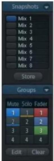 RME Fireface UFX II - Snapshots - Groups - 1