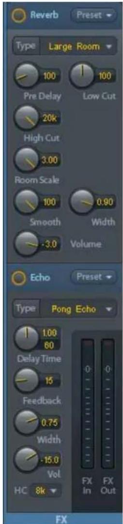 RME Fireface UFX II - Reverb and Echo - 1