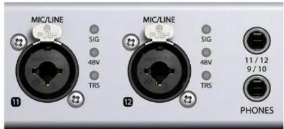 RME Fireface UFX II - Connectors – Controls – Display - 1