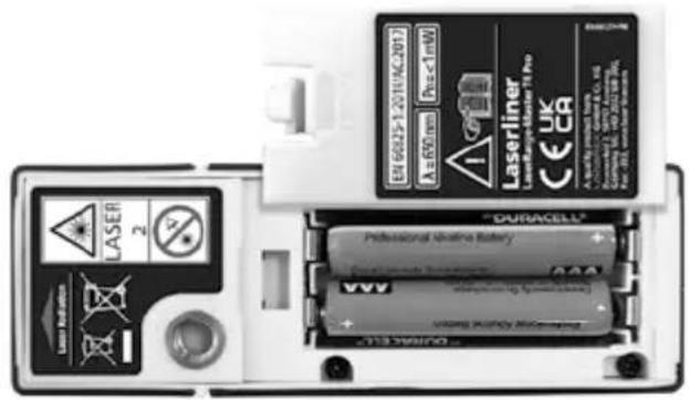 Laser 2 Laser Protection Pre-<1 mV EVI 60525-1.2010(AC.2017) A=55Vnm Pw<1 mV Laserliner Laser Range-Starter Ttl Pro CE UK EMERGING A BHALE (RPG) 100% C N C N POMOLED LTR 100% P M P M P A P M DURACELL® Professional Vatine Battery VWV SAPPER HYPO M/Comping 713 788F40