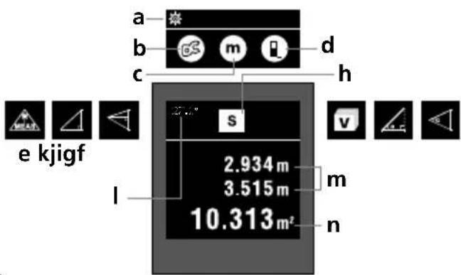 a b c d e kjigf s 2.934 m 3.515 m 10.313 m² m n
