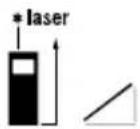 Laserliner LaserRange-Master T4 Pro - Функция определения угла 1: - 2