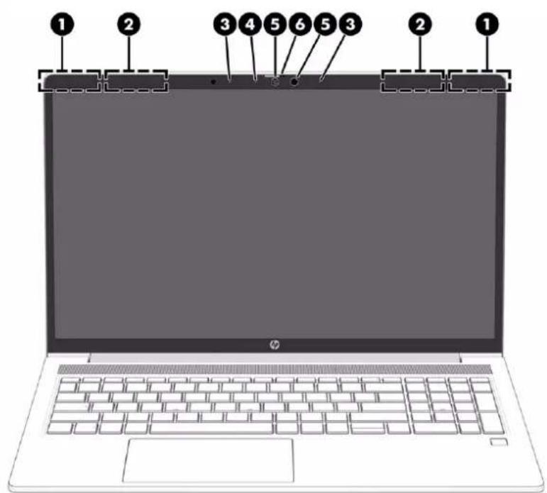 HP Probook 650 G8 - Displej - 2