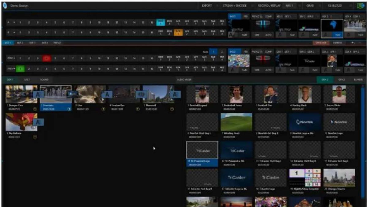 NEWTEK Tricaster Mini - WORKSPACES AND MIN/MAXIMIZE - 3