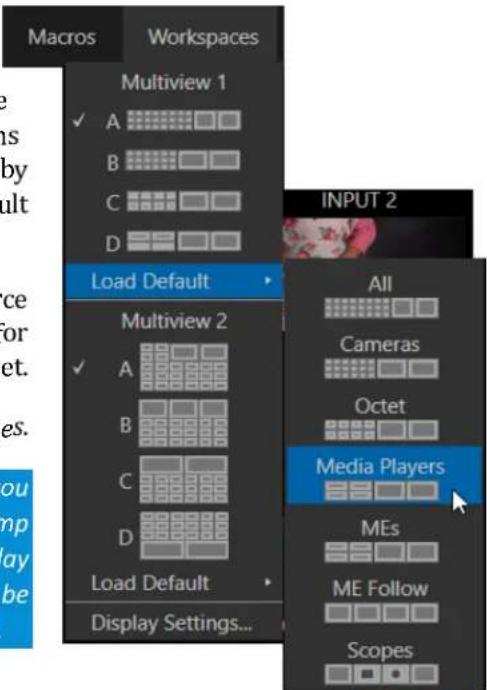 NEWTEK Tricaster Mini - SECTION 10.3 WORKSPACE PRESETS - 1