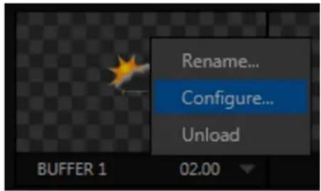 NEWTEK Tricaster Mini - BUFFERS MENU - 1