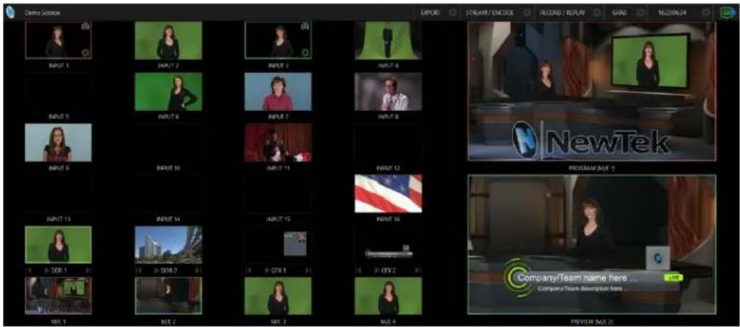 NEWTEK Tricaster Mini - MONITORING - 1