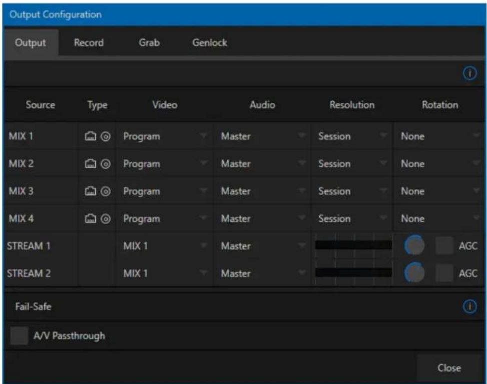NEWTEK TriCaster TC1 - PRIMARY OUTPUTS - 1