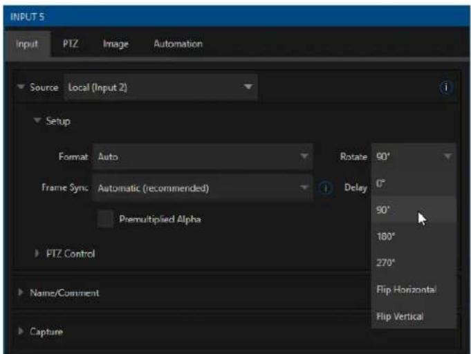 NEWTEK TriCaster TC1 - INPUT ROTATION - 1