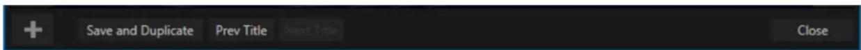 NEWTEK TriCaster TC1 - FOOTER TOOLS - 1