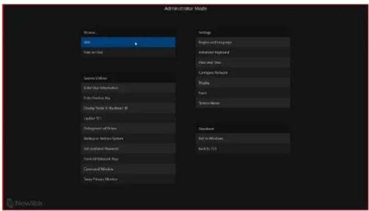 NEWTEK TriCaster TC1 - Administrator Mode - the DMZ... - 1