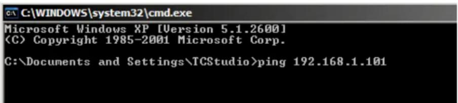NEWTEK TriCaster TC1 - Issuing a Ping - 1