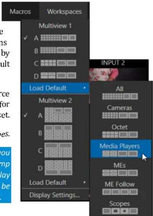 NEWTEK TriCaster TC1 - SECTION 10.3 WORKSPACE PRESETS - 1