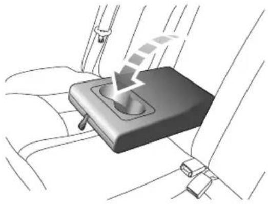 MG 5 EV (2020) - RearArmrestandRearCupHolder - 1