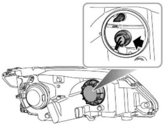 MG 5 EV (2020) - FrontDirectionIndicatorsBulbRenewal - 1