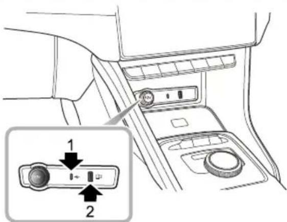 MG ZS EV (2019) - FrontPowerSocket - 4
