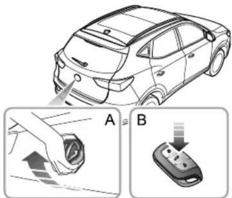 MG ZS EV (2019) - T ailgateOpenMode - 1