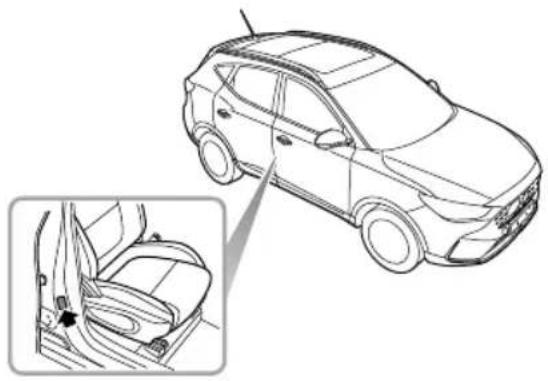 MG ZS EV (2019) - LocationofVehicleIdentificationLabel - 1