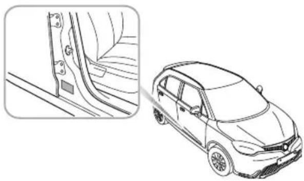 MG 3 (2016) - VehicleIdentificationLabel - 1