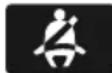 MG ZS (2017) - SeatBeltUnfastenedWarningLamp-Red - 1