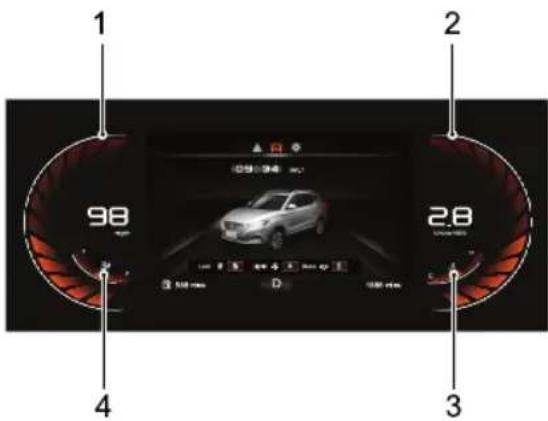 MG ZS (2018) - InstrumentPack-ColourDisplayA - 1