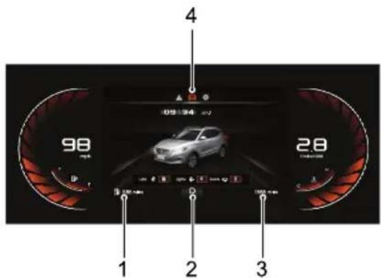MG ZS (2018) - InformationCentre-ColourDisplayA \* - 1