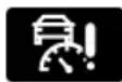 MG HS (2019) - AdaptiveCruiseControlSystemMalfunction IndicatorLamp-Y ellow\* - 1