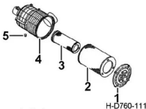 Dongfeng DFH4180 (2019) - Replacement of air filter element - 1