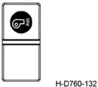 Dongfeng DFH4180 (2019) - Air dryer heating switch - 2