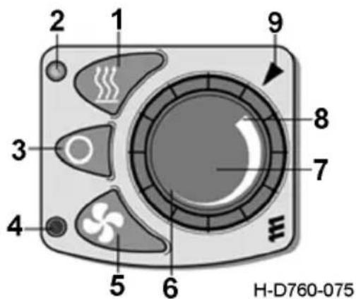 Dongfeng DFH4180 (2019) - Turn on heater - 1