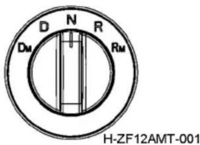 Dongfeng DFH4180 (2019) - Manual Valve Control Lever - 1