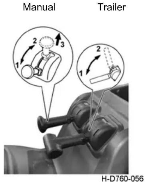Dongfeng DFH4180 (2019) - Manual Valve Control Lever - 2