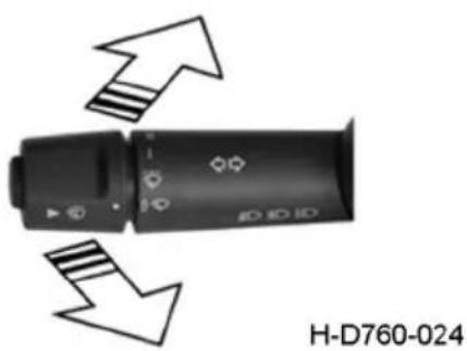 Dongfeng DFH4180 (2019) - Windshield wiper and washer switch - 2