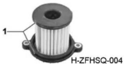 Dongfeng DFH4180 (2019) - Filter element replacement - 1