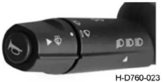 Dongfeng DFH4180 (2019) - Windshield wiper and washer switch - 1