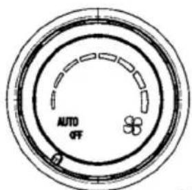 Dongfeng DFH4180 (2019) - Wind speed control knob - 1
