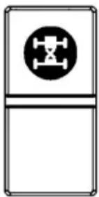 Dongfeng DFH4180 (2019) - Bogie differential lock switch - 2