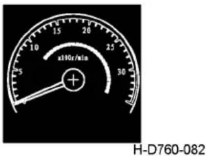 Dongfeng DFH4180 (2019) - Engine tachometer - 1